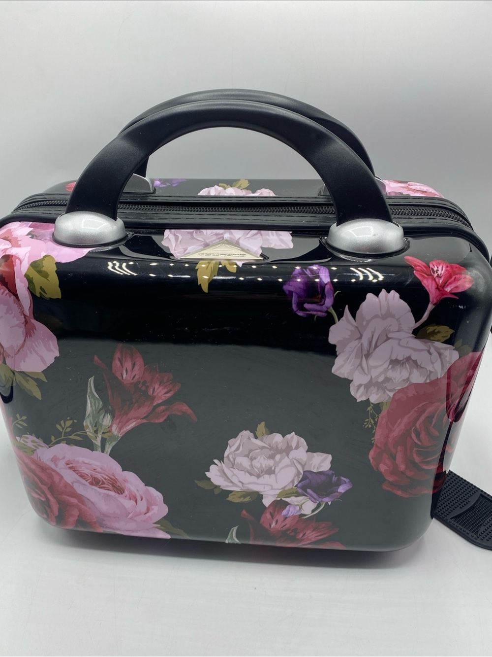 Triforce Elite Hardside Travelware Beauty Case Luggage Versailles Floral Strap